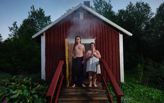 Sauna (Tribute to Dad) (2022) from the series Mother and Son